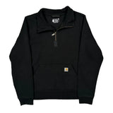 Carhartt 1/4 Zip - Large Black Cotton