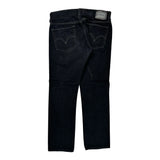 511 Levis Skinny Jeans - 35W 30L Black Cotton Blend