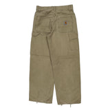 Age 12 Carhartt Carpenter Pants - Mediumw 30L Khaki Cotton