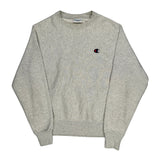 Reverse Weave Champion Sweatshirt - Small Grey Cotton