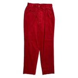 Lacoste Cord Pants - 30″ Waist Red Corduroy