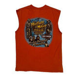 Hatfield And Mccoy Feud Harley Davidson Graphic Tank Top - Large Orange Cotton