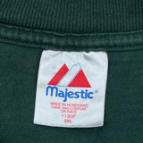 Athletics Majestic Mlb T-Shirt - 2XL Green Cotton