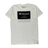 Maryland Lottery Screen Stars Single Stitch T-Shirt - XL White Cotton