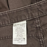 Carhartt Carpenter Trousers - 37W 30L Brown Cotton