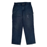 Carhartt Carpenter Pants - 34W 32L Dark Wash Cotton