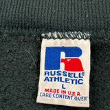 Made In USA Russell Athletic Sweatshirt - Large Black Cotton