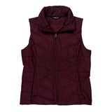 The North Face Gilet - Medium Burgundy Polyester