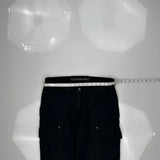 Duluth Cargo Pants - 34W 32L Black Cotton