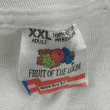 Dallas Cowboys Vs Buffalo Bills Fruit Of The Loom Single Stitch T-Shirt - 2XL White Cotton