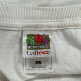 Fruit Of The Loom Graphic T-Shirt - XL White Cotton