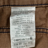 Carhartt Carpenter Trousers - 34W 32L Brown Cotton