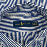 Ralph Lauren Striped Shirt - 2XL Blue Cotton