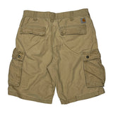 Carhartt Cargo Shorts - 32W 11L Beige Cotton