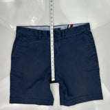 Tommy Hilfiger Chino Shorts - 36W 9L Navy Cotton