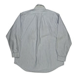 Ralph Lauren Striped Shirt - Large Blue Cotton