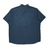 Carhartt Short Sleeve Shirt - 2XL Blue Cotton