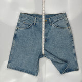 Wrangler Denim Shorts - 33W 9L Blue Cotton