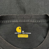 Carhartt T-Shirt - Medium Black Cotton