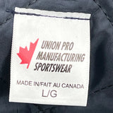 Liuna! Local 183 Unbranded Workwear Jacket - Large Navy Cotton Blend
