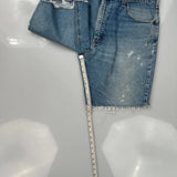 Carhartt Denim Shorts - 32W 9L Blue Denim