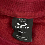 Oakley Long Sleeve T-Shirt - 2XL Red Cotton