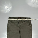 Schmidt Carpenter Trousers - 38W 30L Grey Cotton