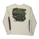 Harley Davidson Graphic Long Sleeve T-Shirt - XL White Cotton