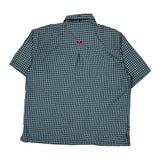 Ecko Unltd Checked Short Sleeve Shirt - Large Gray Cotton
