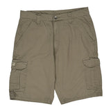 Wrangler Cargo Shorts - 33W 10L Khaki Cotton
