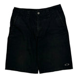 Oakley Denim Shorts - 31W 11L Black Cotton