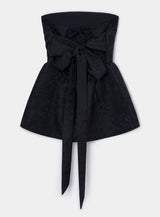 CECILE BLACK STRAPLESS TOP
