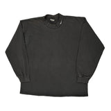 Nike Long Sleeve T-Shirt - 2XL Black Cotton