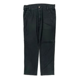 Carhartt Carpenter Trousers - 36W 32L Black Cotton Blend