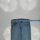 501 Levis Jeans - 34W 30L Light Wash Cotton