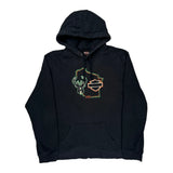 Milwaukee Bucks Harley Davidson Graphic Hoodie - 2XL Black Cotton