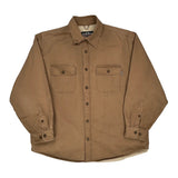 Woolrich Overshirt - XL Brown Cotton