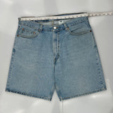 Levis Denim Shorts - 36W 9L Light Wash Cotton