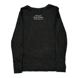 Minuteman Harley Davidson Graphic Long Sleeve T-Shirt - Medium Blue Cotton Blend