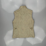 Barbour Vest - Small Beige Polyester