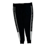 True Religion Contrast Stitch Joggers - Large Black Cotton