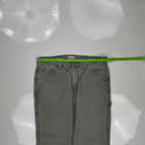 Schmidt Carpenter Trousers - 38W 30L Grey Cotton