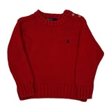 Age 4 Polo By Ralph Lauren Sweater - XS Red Cotton