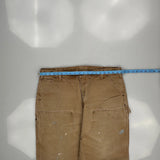 Carhartt Double Knee Carpenter Pants - 40W 32L Brown Cotton