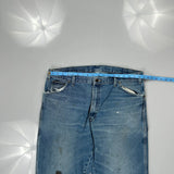 Dickies Carpenter Jeans - 37W 32L Blue Cotton