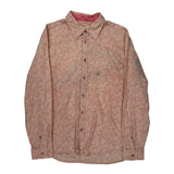 Armani Exchange Floral Shirt - Medium Pink Cotton