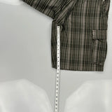 Lee Checked Cargo Shorts - 36W 10L Grey Cotton