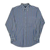 Ralph Lauren Striped Shirt - Medium Blue Cotton