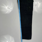 Wrangler Cargo Trousers - 32W 34L Black Cotton