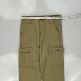 Wrangler Cargo Trousers - 32W 31L Khaki Cotton